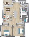 Country Crossroads 2x2 959sf